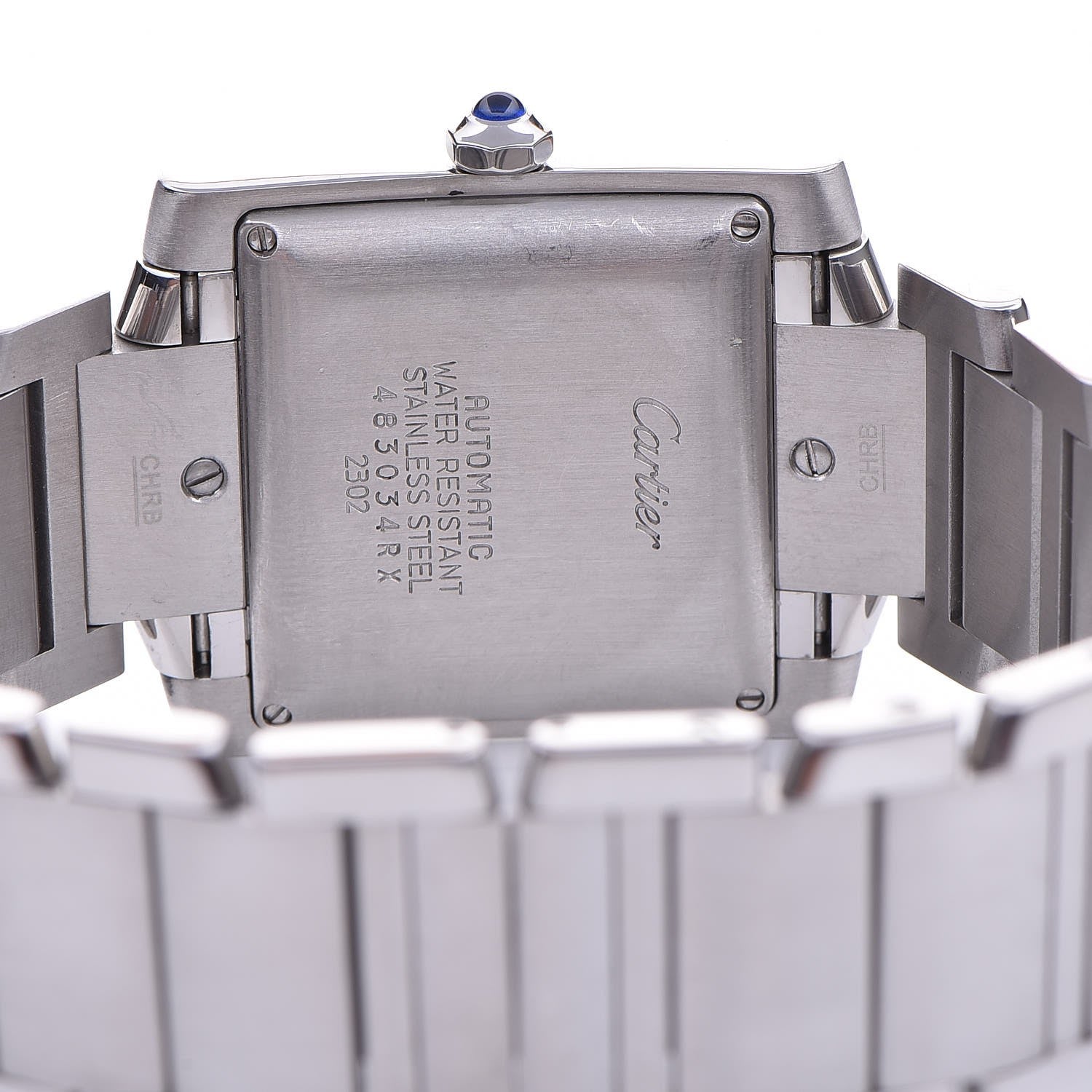 Cartier Stainless Steel 28mm Tank Francaise Automatic Watch 5 of 10