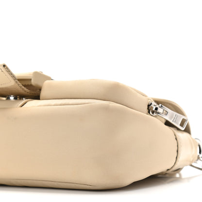 Prada Re-Nylon Spazzolato Double Pocket Buckle Shoulder Bag Deserto 9 of 9