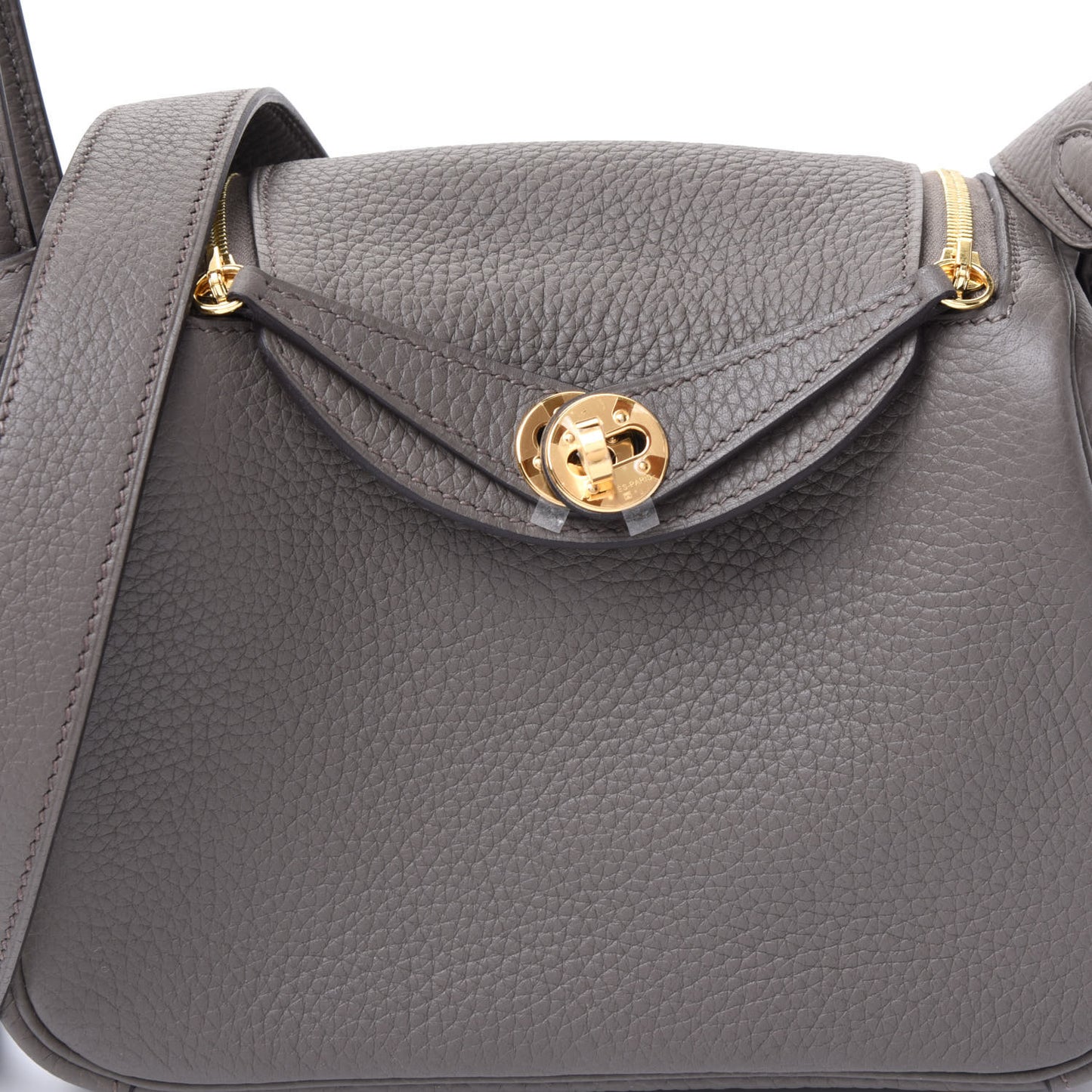 Taurillon Clemence Mini Lindy 20 Etain