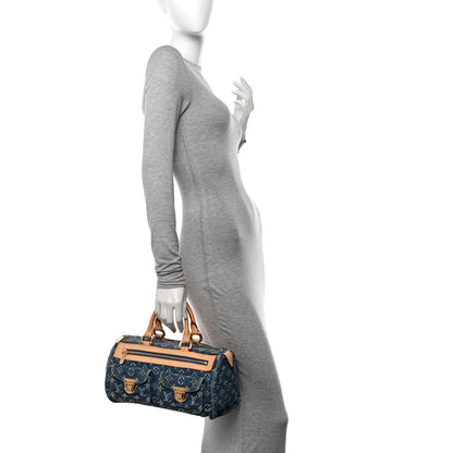 Louis Vuitton Monogram Denim Neo Speedy Blue 2 of 12