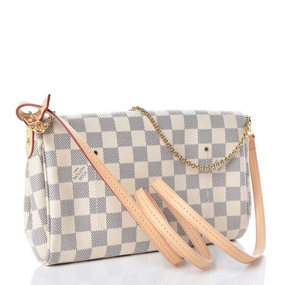 Louis Vuitton Damier Azur Favorite MM 3 of 10