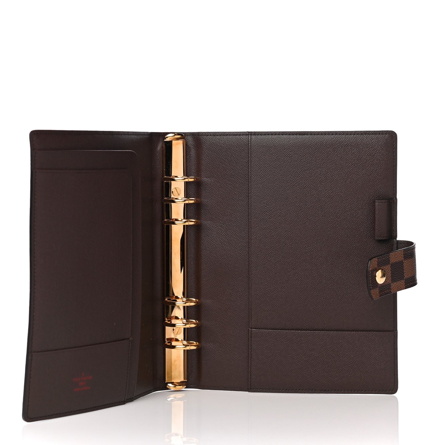 Damier Ebene Large Ring Agenda Cover
