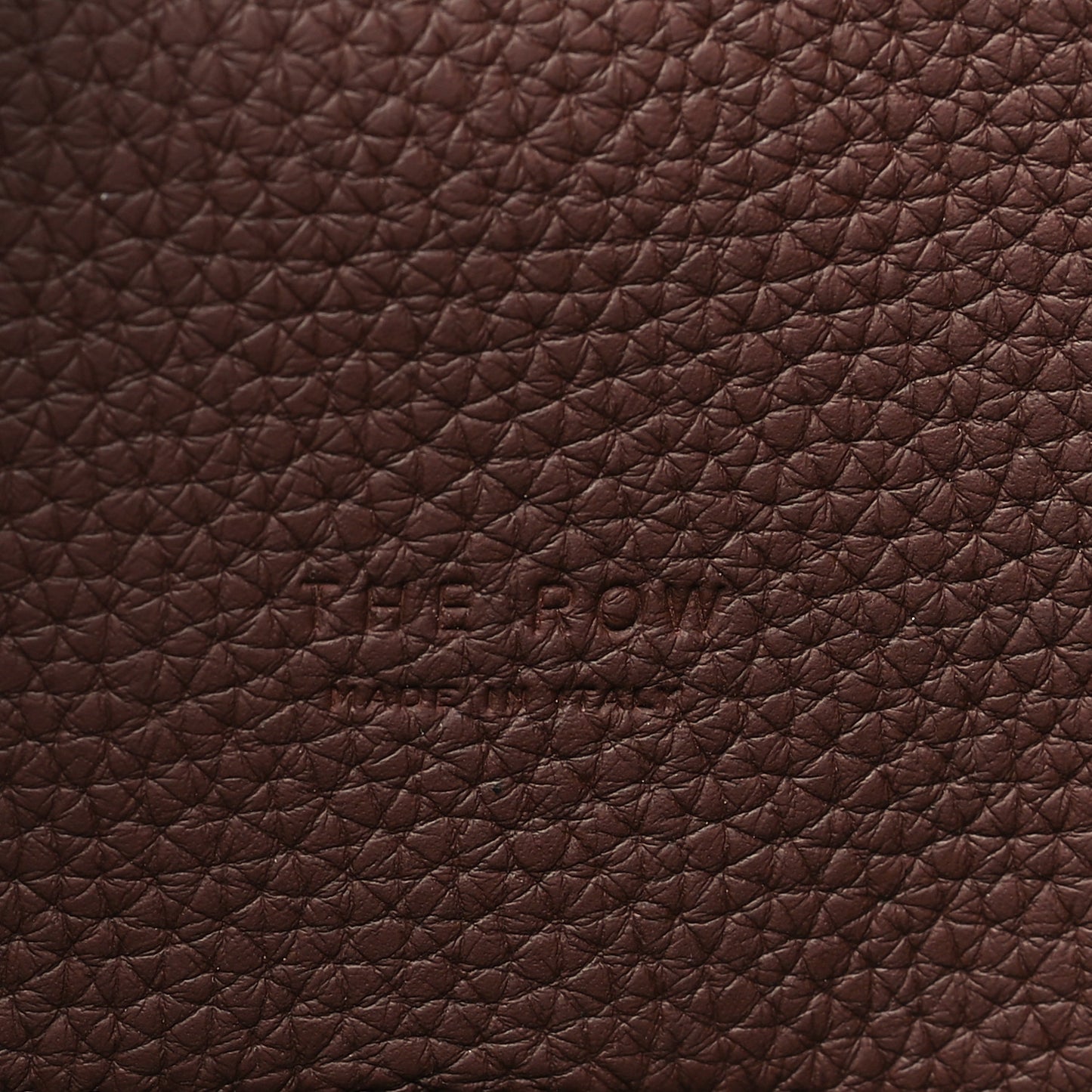 Matte Grained Calfskin Soft Margaux 12 Dark Mocha
