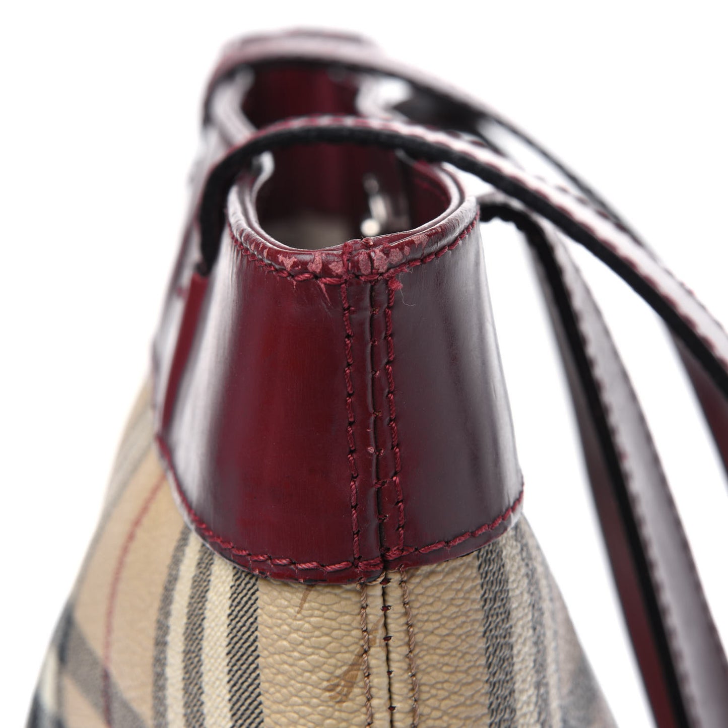 Haymarket Check Shoulder Bag Red