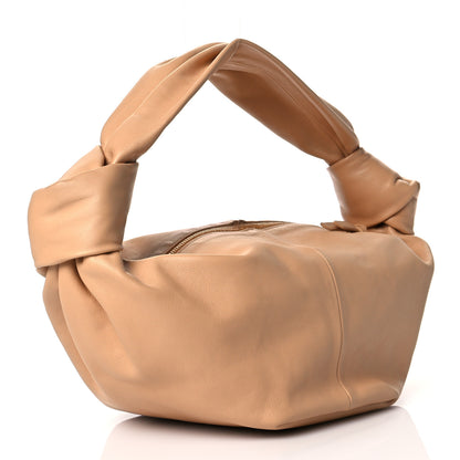 Bottega Veneta Calfskin Mini Double Knot Bag Almond 3 of 13