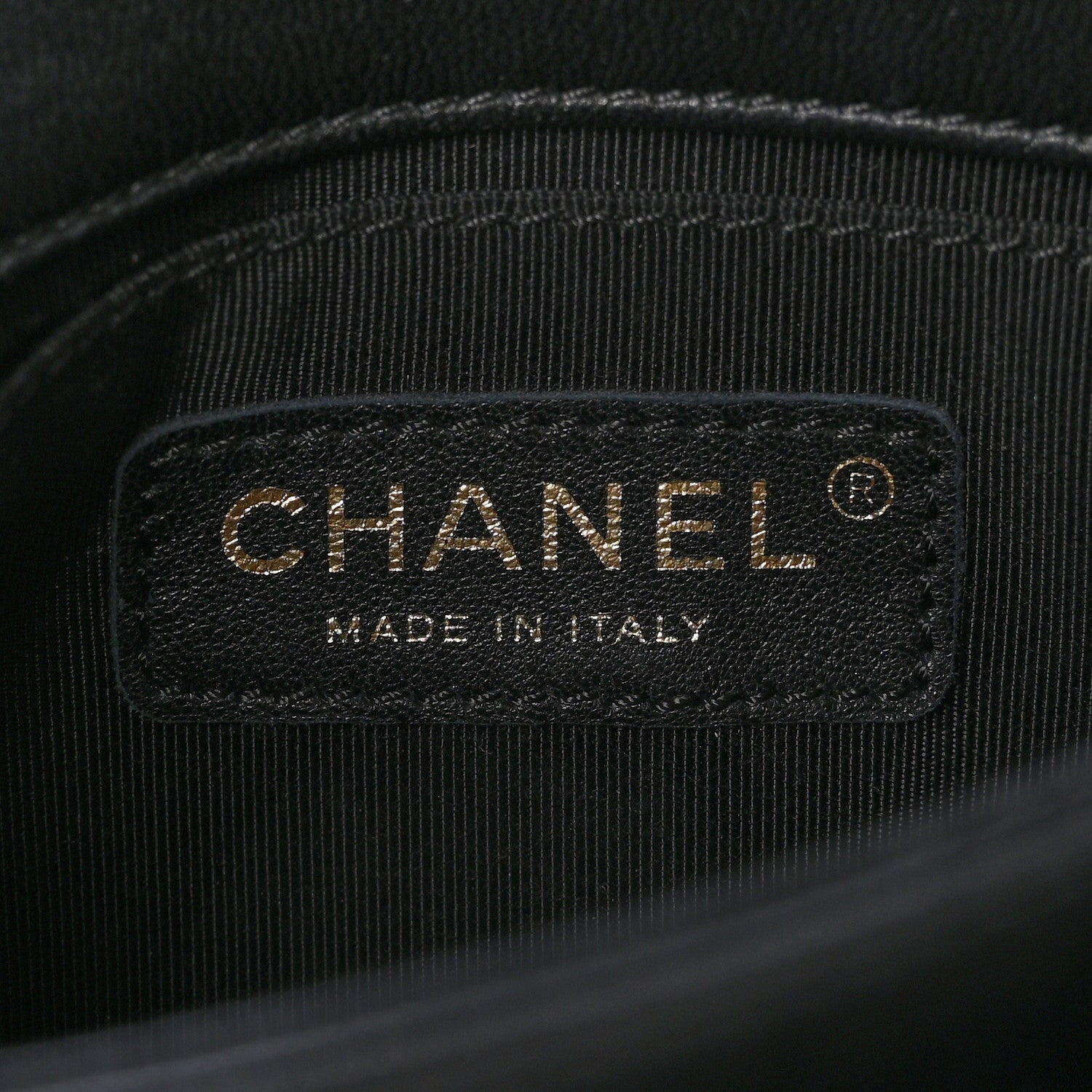 Chanel Lambskin Quilted CC Unchained Crossbody Black 7 of 13