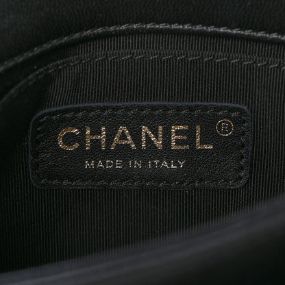 Chanel Lambskin Quilted CC Unchained Crossbody Black 7 of 13