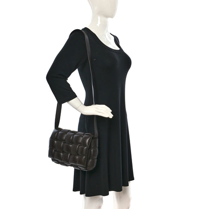 Bottega Veneta Nappa Maxi Intreccio Padded Cassette Crossbody Bag Fondente 2 of 8