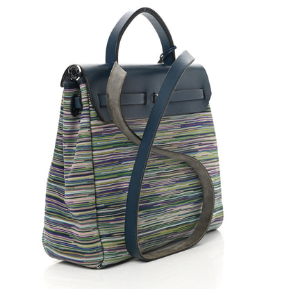 Hermes Barenia Vibrato Herbag 30 PM Indigo 4 of 14