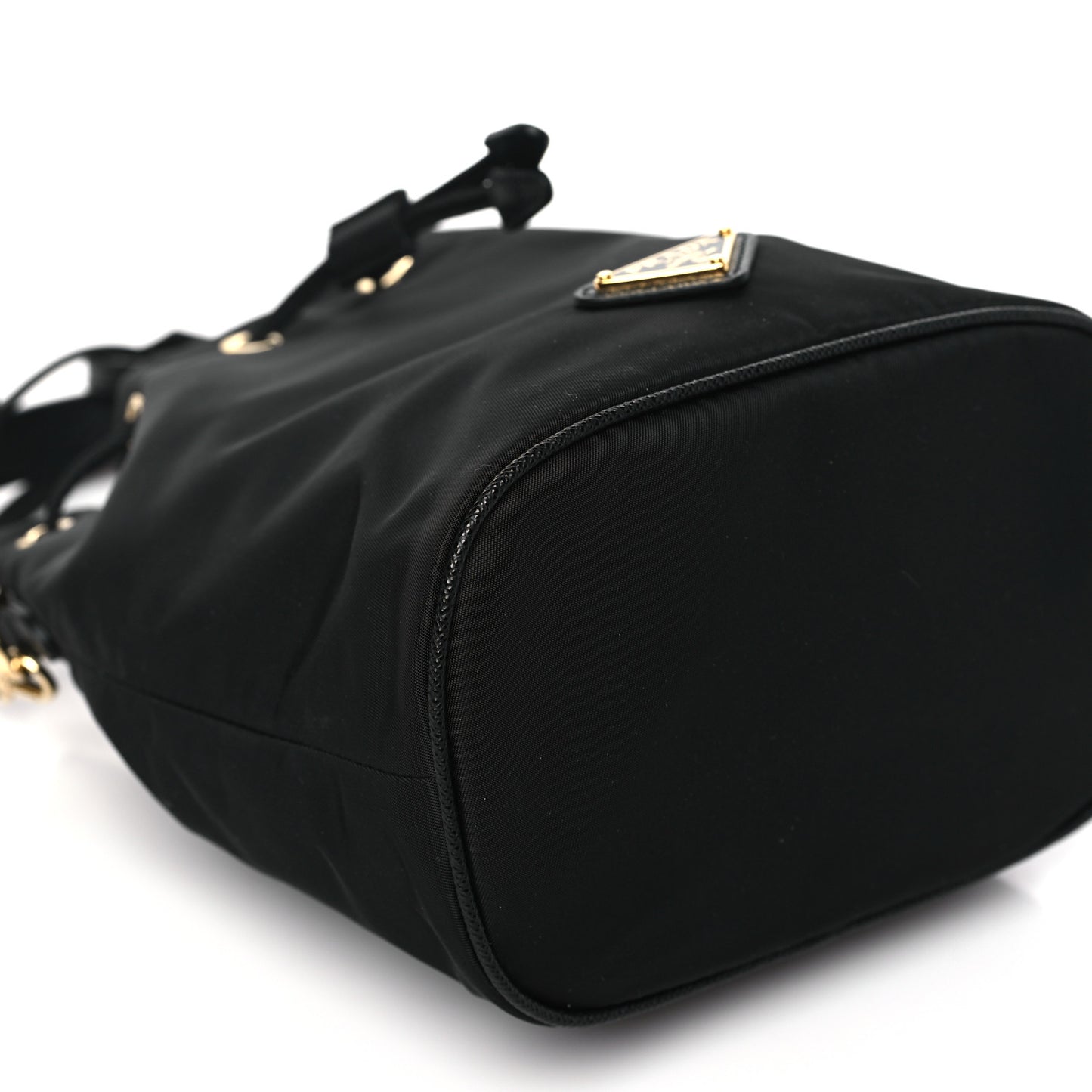 Re-Nylon Saffiano Mini Re-Edition 1978 Bucket Bag Black