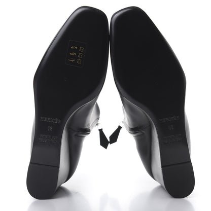 Hermes Calfskin Andrene Ankle Boots 39 Black 5 of 8