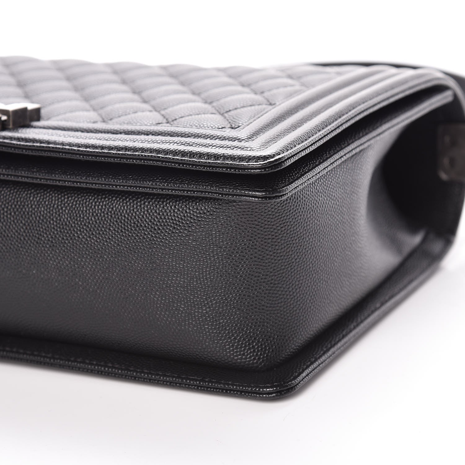 Chanel Caviar Quilted New Medium Boy Flap Black 9 of 10