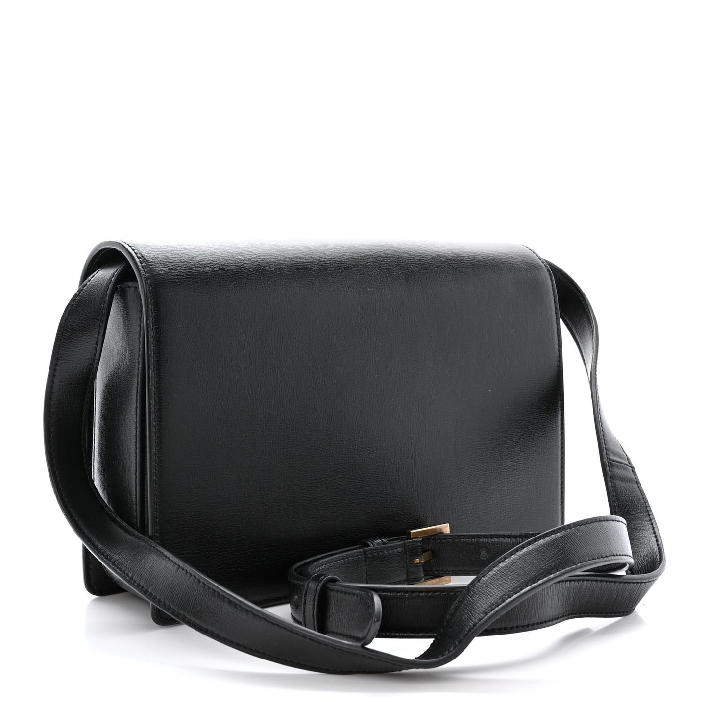 Calfskin Suede Medium Bellechasse Black Beige