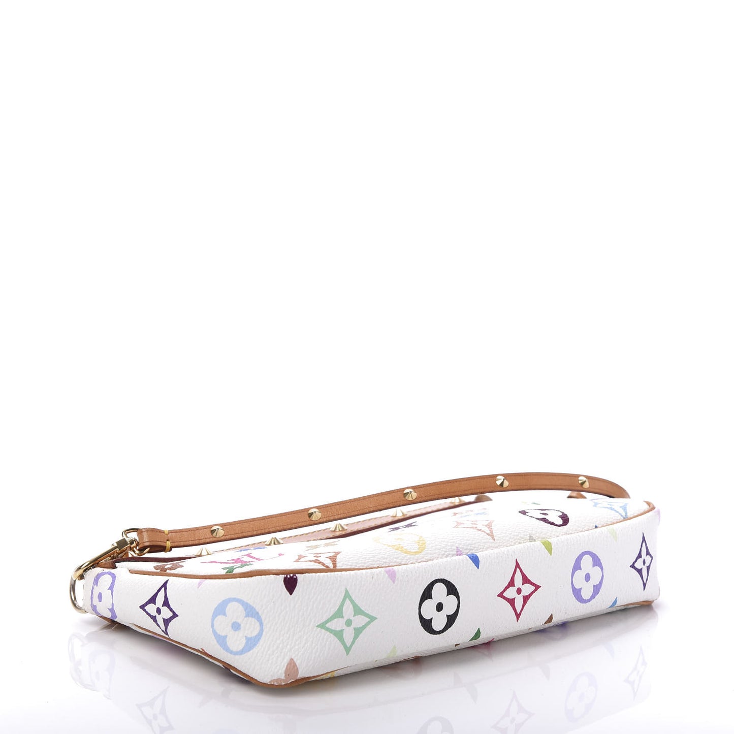 Monogram Multicolor Pochette Accessories White