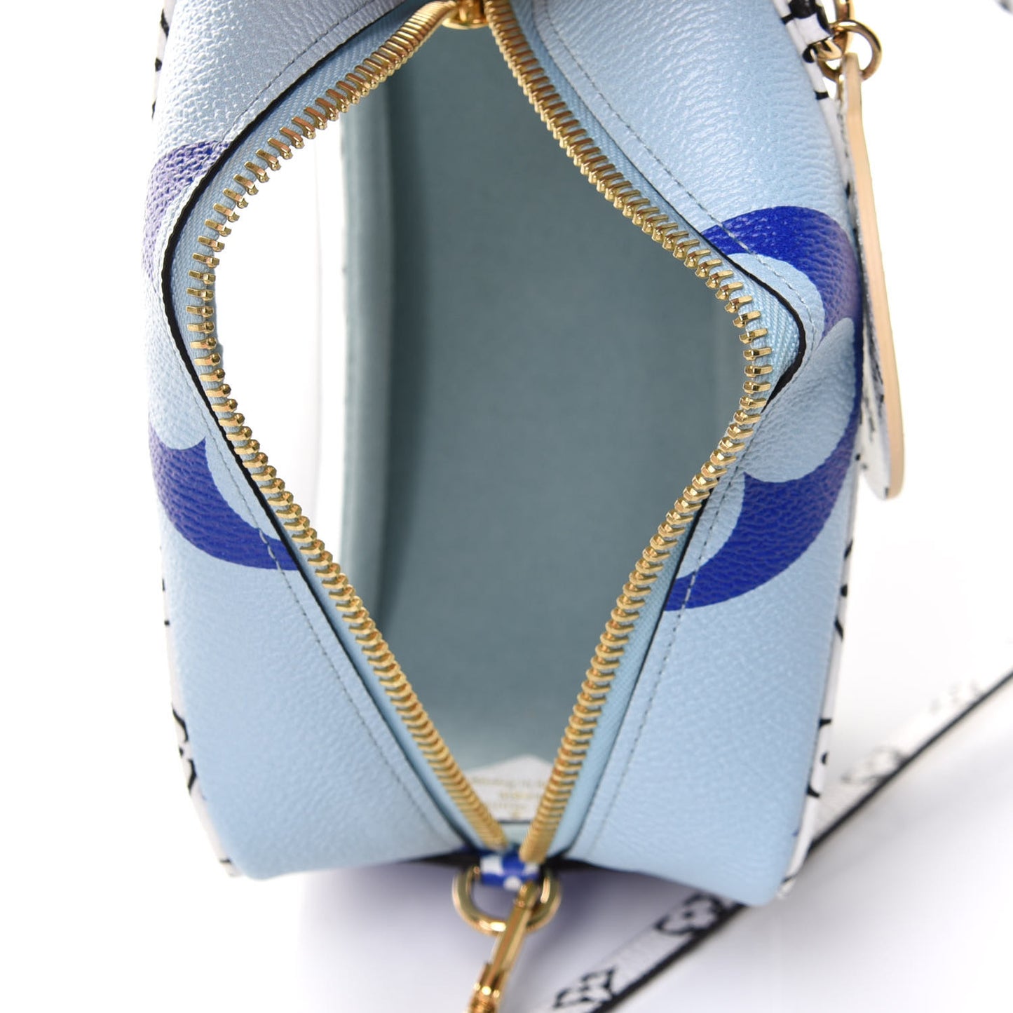 Monogram Giant Hamptons Beach Pouch Blue