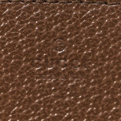 Gucci GG Supreme Monogram Textured Dollar Calfskin Web Mini Ophidia Envelope Shoulder Bag Beige Ebony New Acero 6 of 14