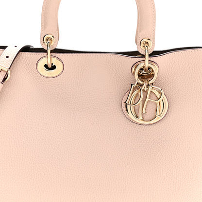Christian Dior Bullcalf Medium Diorissimo Tote Rose Poudre 7 of 10