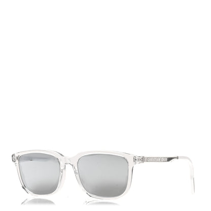Christian Dior Acetate DiorTag SU Rectangular Sunglasses Silver 1 of 7