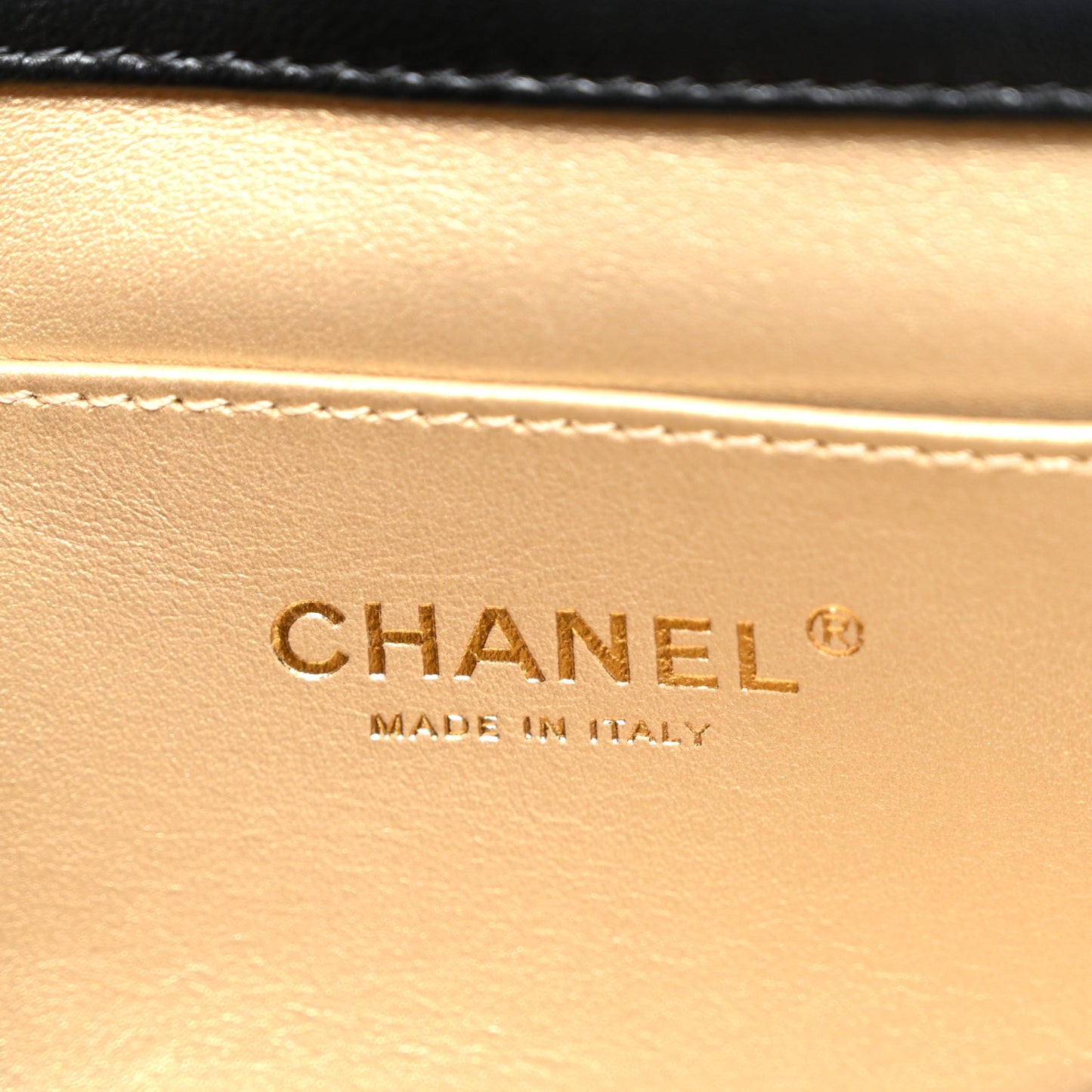 Lambskin Quilted Pearl Small Flap Black