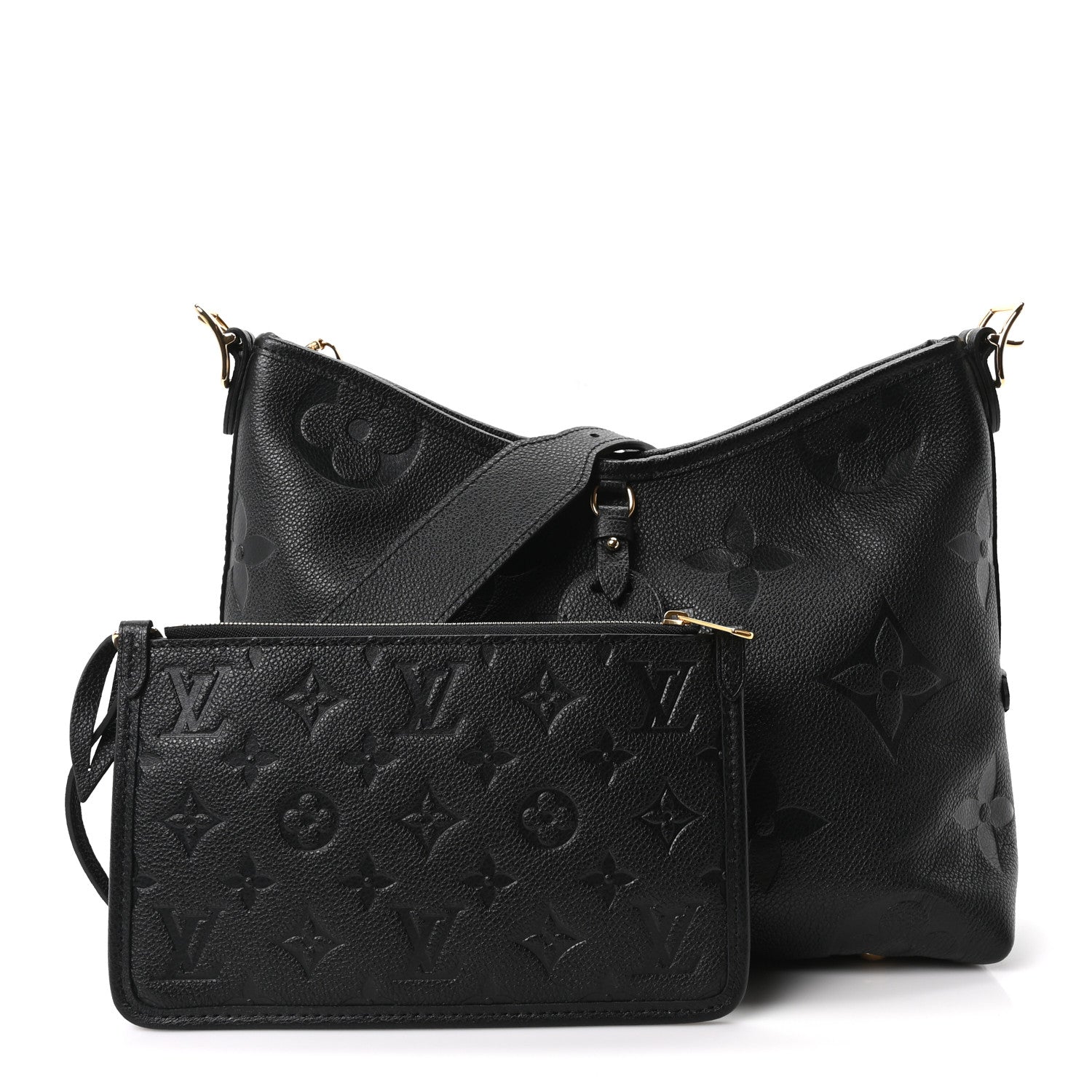 Louis Vuitton Empreinte Carryall PM Black 3 of 10