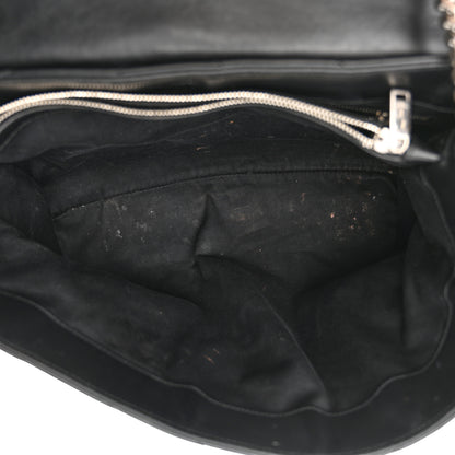 Saint Laurent Calfskin Y Quilted Monogram Large Loulou Chain Satchel Black 5 of 14
