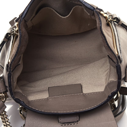 Chloe Suede Calfskin Mini Faye Backpack Motty Grey 5 of 12