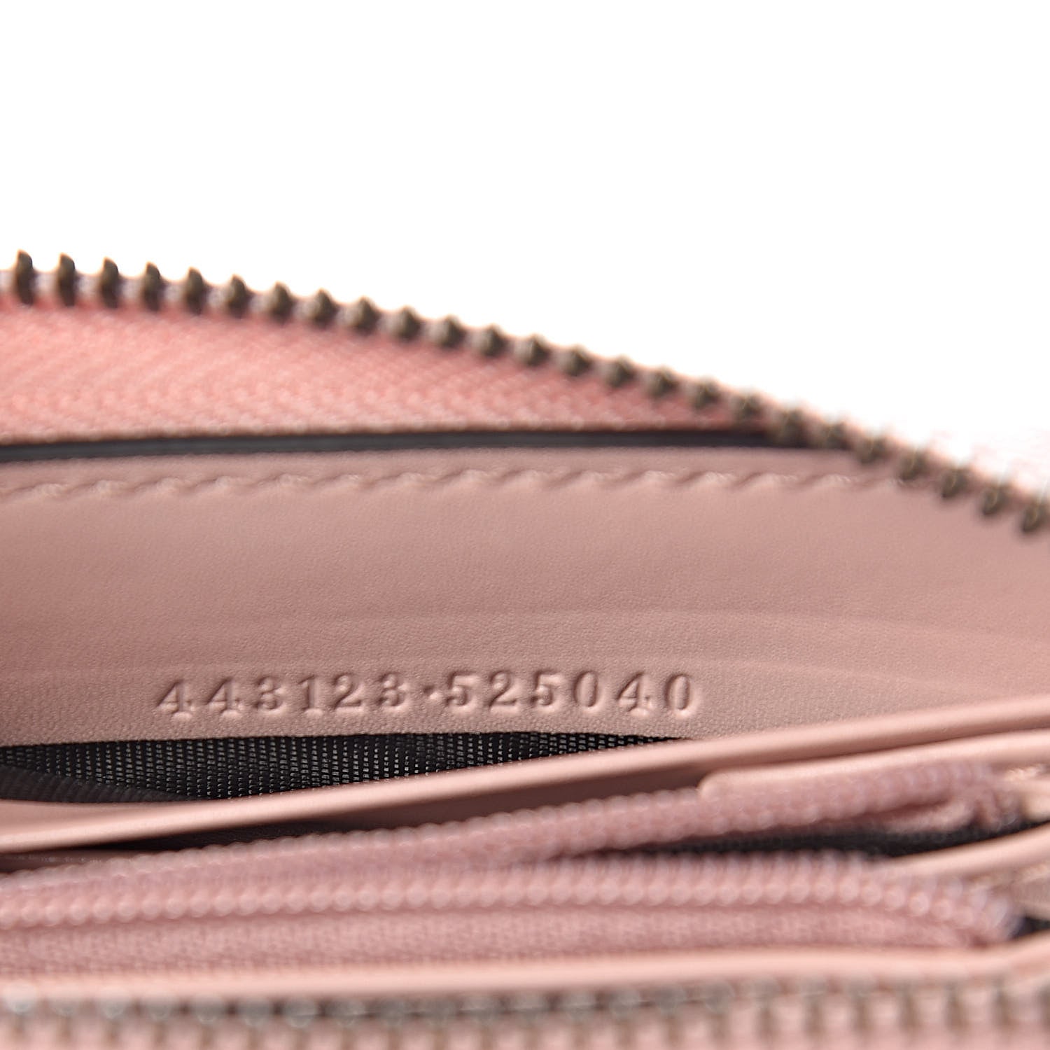 Gucci Calfskin Matelasse GG Marmont Zip Around Wallet Perfect Pink 7 of 8