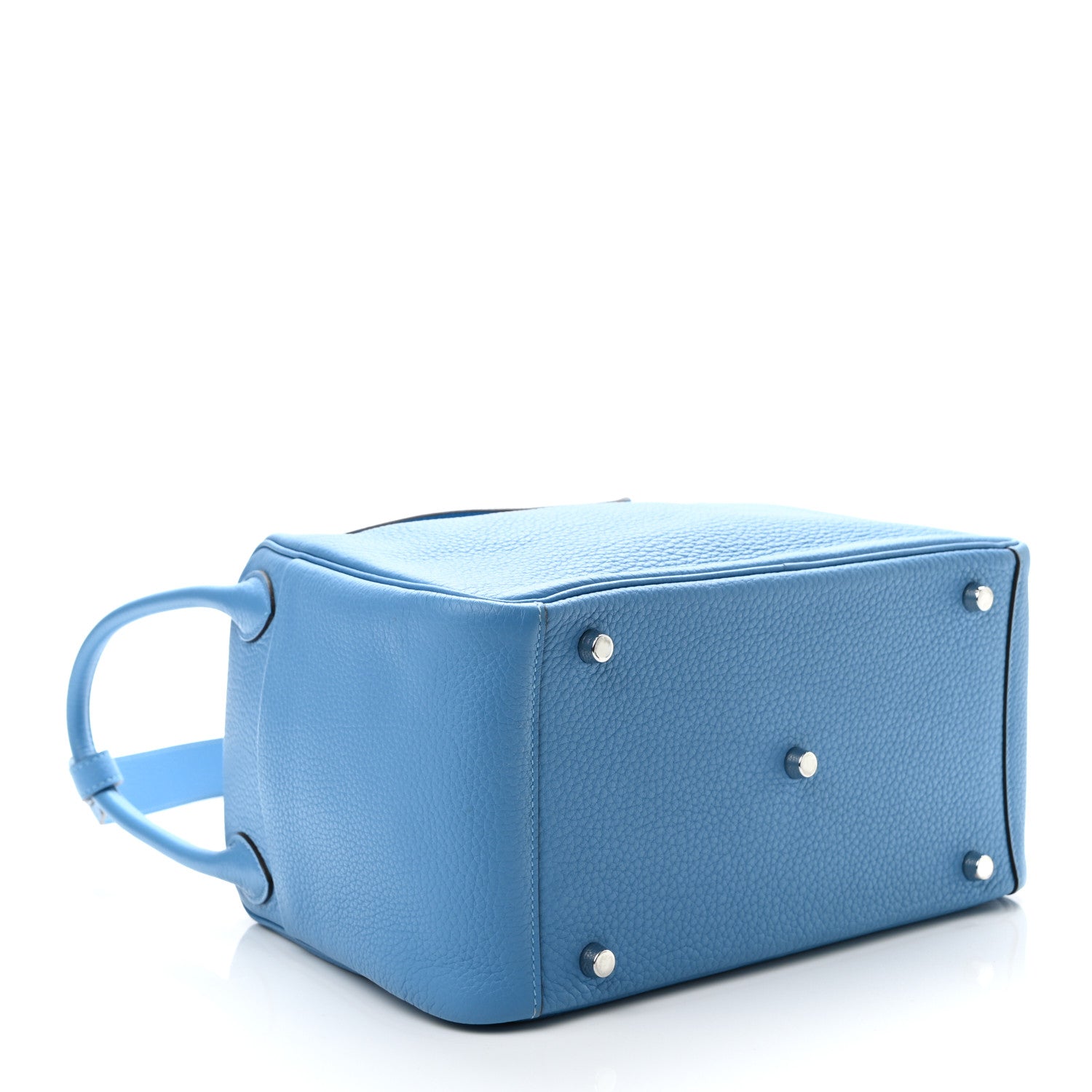 Hermes Taurillon Clemence Lindy 30 Bleu Paradis 3 of 9