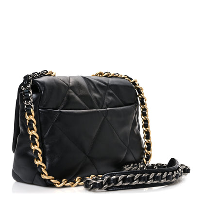 Chanel Lambskin Quilted Medium Chanel 19 Flap Black 3 of 11