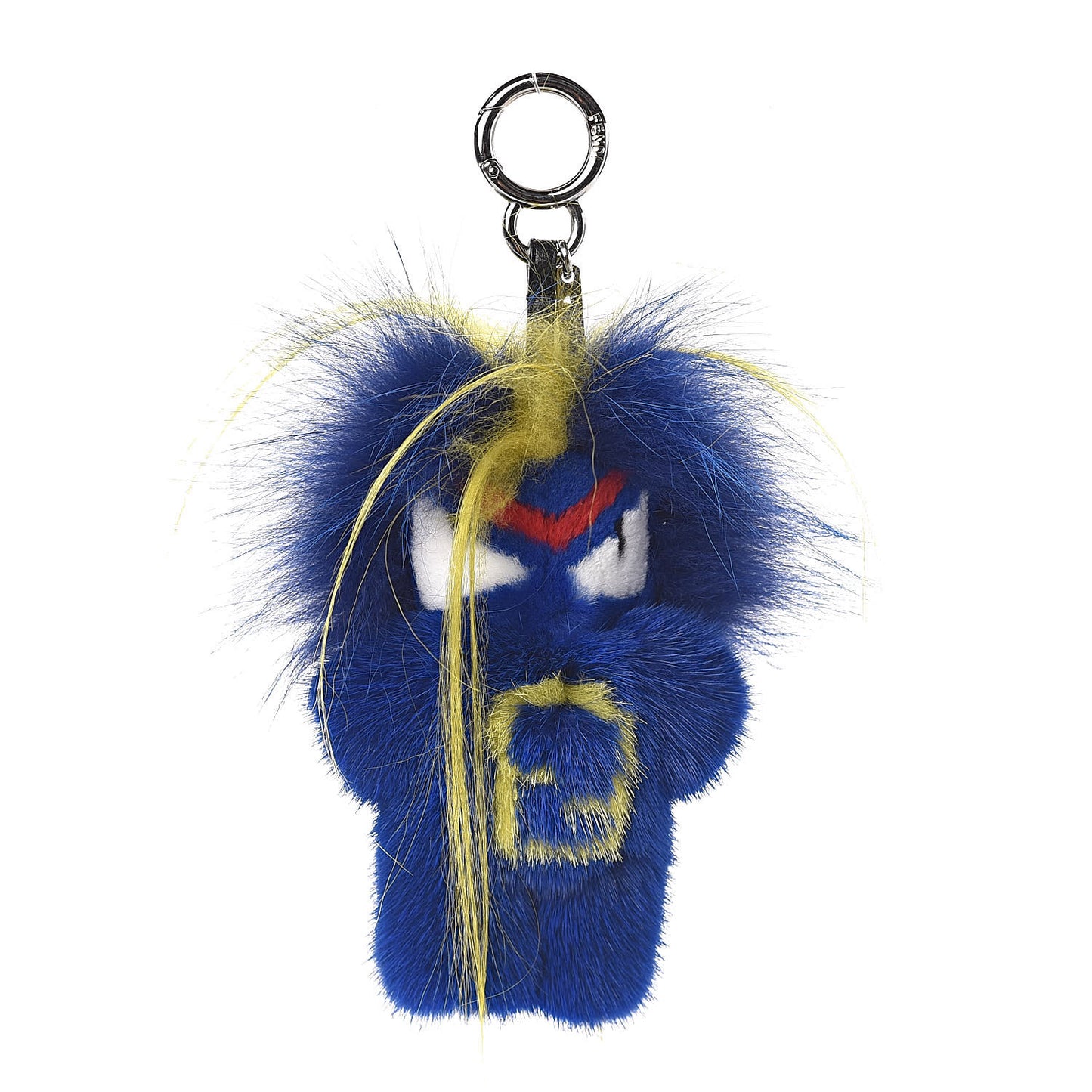 Mink Fur Fendirumi Bug-Kun Monster Bag Bug Charm Pacific Fluo Yellow