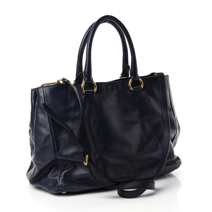 Prada Soft Calfskin Tote Baltico 3 of 10