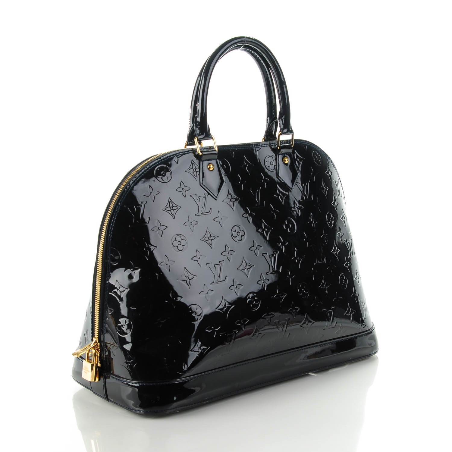 Louis Vuitton Vernis Alma GM Blue Infini 3 of 7