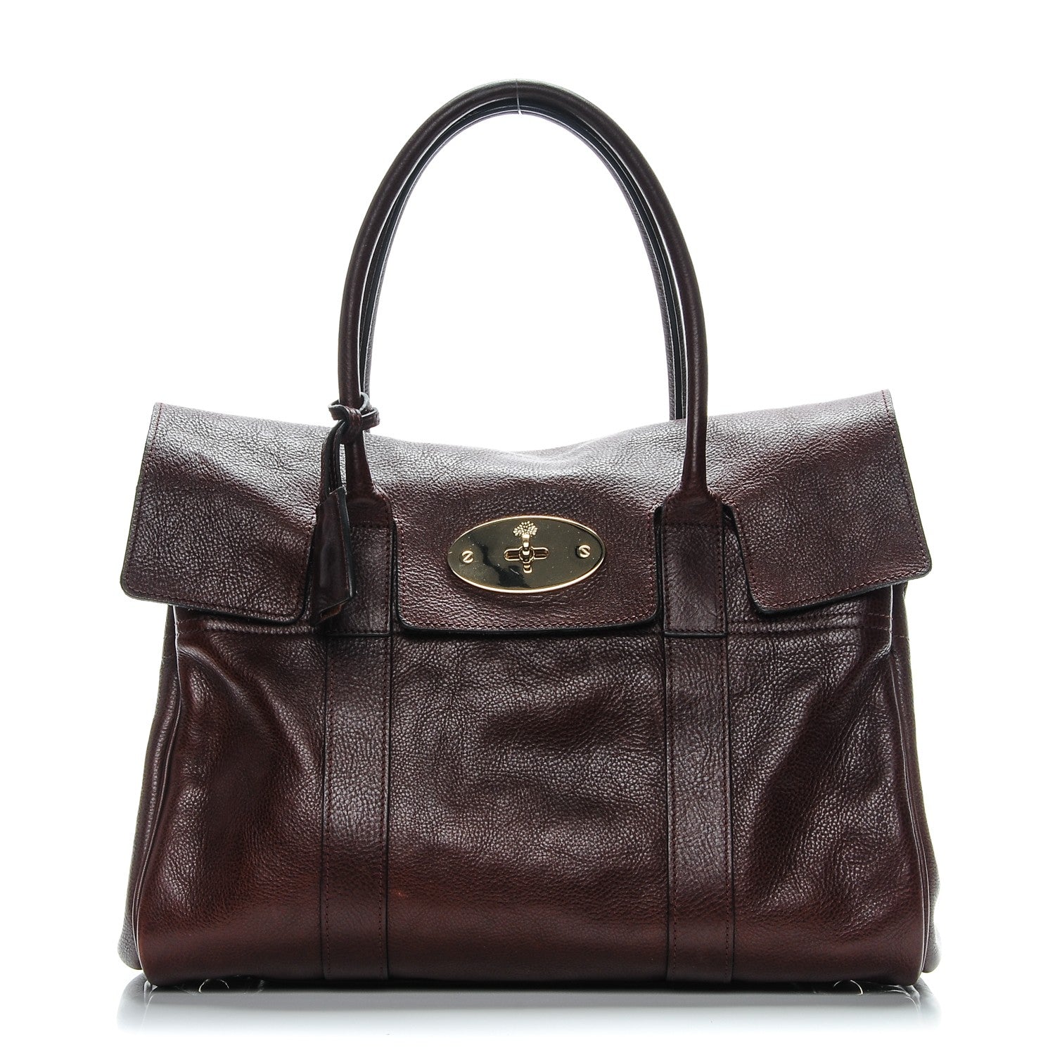 Mulberry Natural Leather Bayswater Oxblood 1 of 8