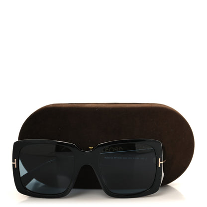 Tom Ford Acetate Square Ryder Sunglasses TF1035 Black 7 of 7