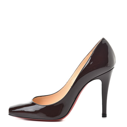 Christian Louboutin Patent Particule 100 Pumps 36.5 Plum 1 of 10