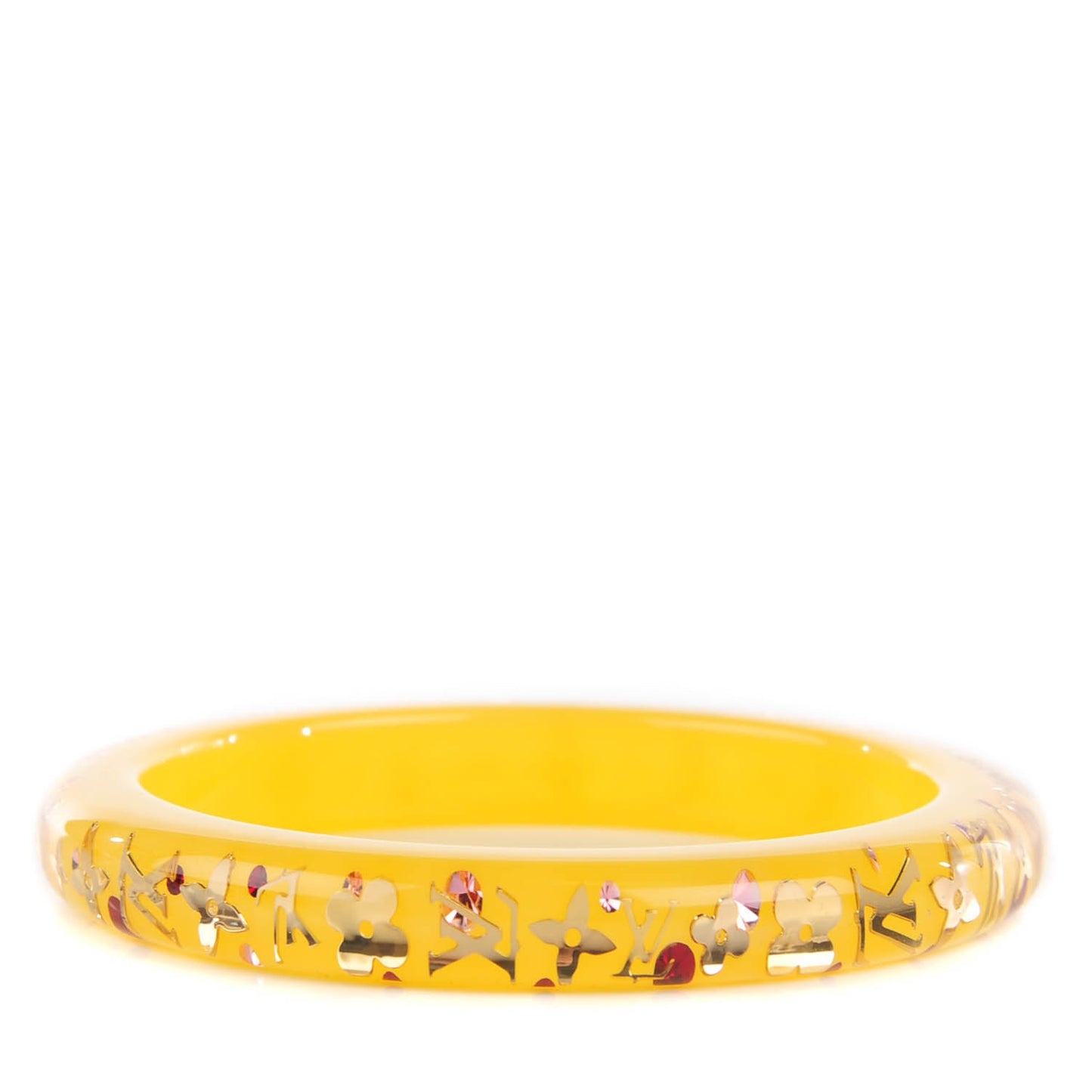 Resin Swarovski PM Inclusion Bracelet M Yellow