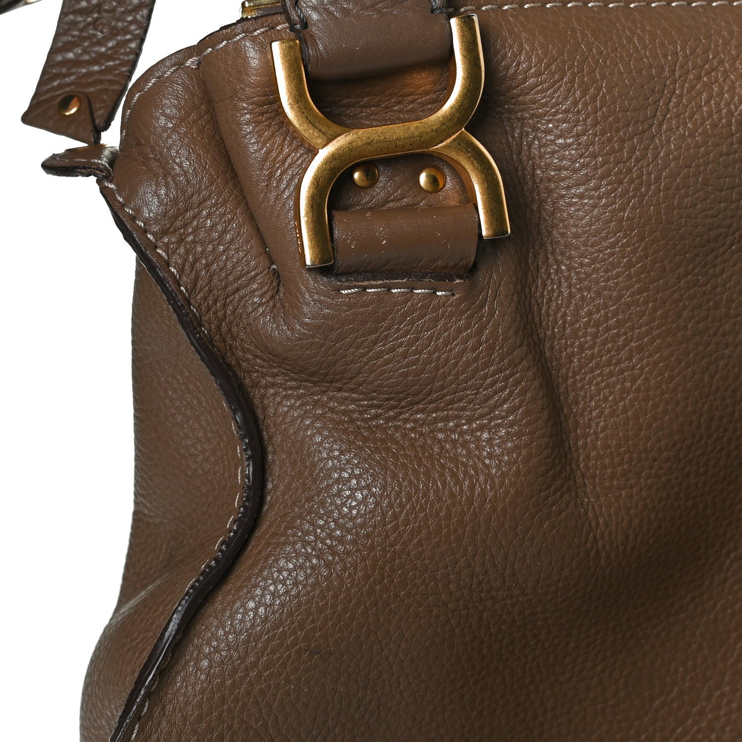 Chloe Calfskin Medium Marcie Satchel Barbour Khaki 13 of 30