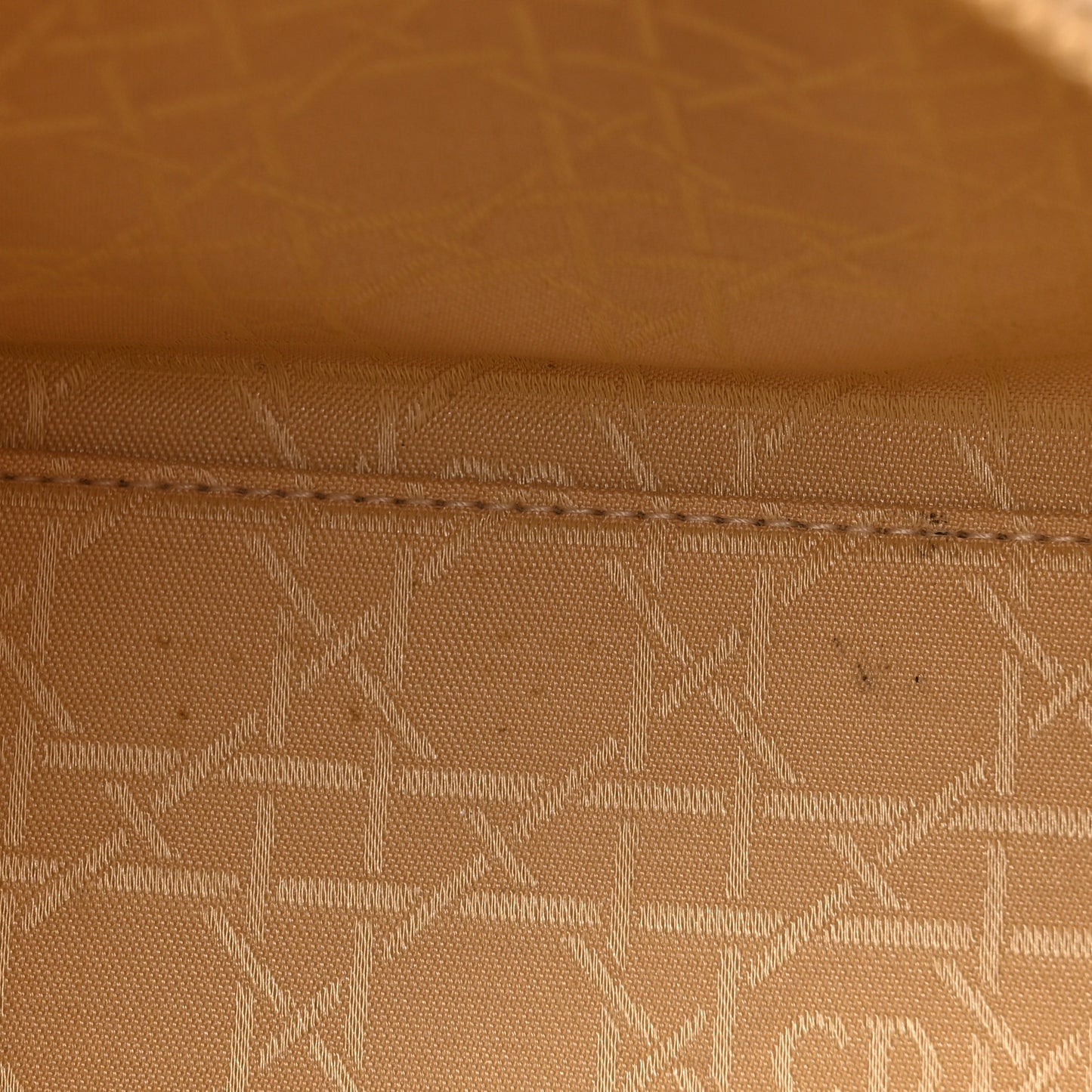 Lambskin Cannage Medium Lady Dior Beige