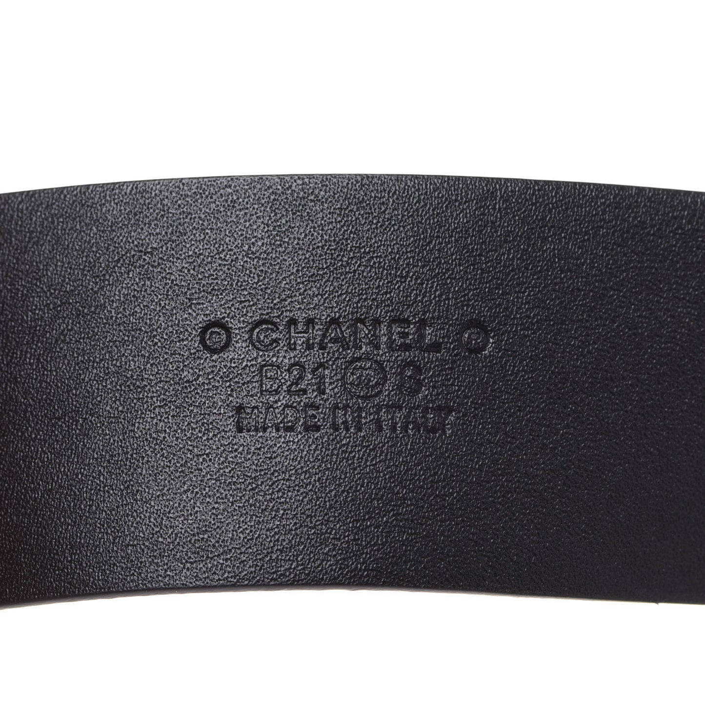 Calfskin CC Belt 95 38 Black