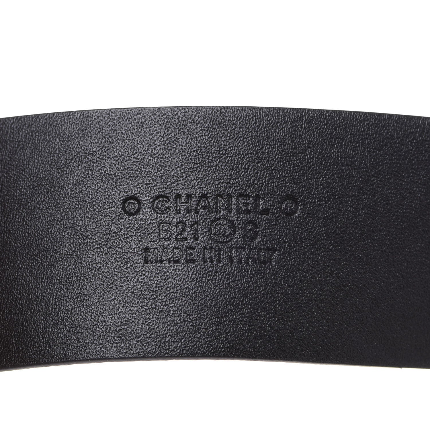 Chanel Calfskin CC Belt 95 38 Black 4 of 6