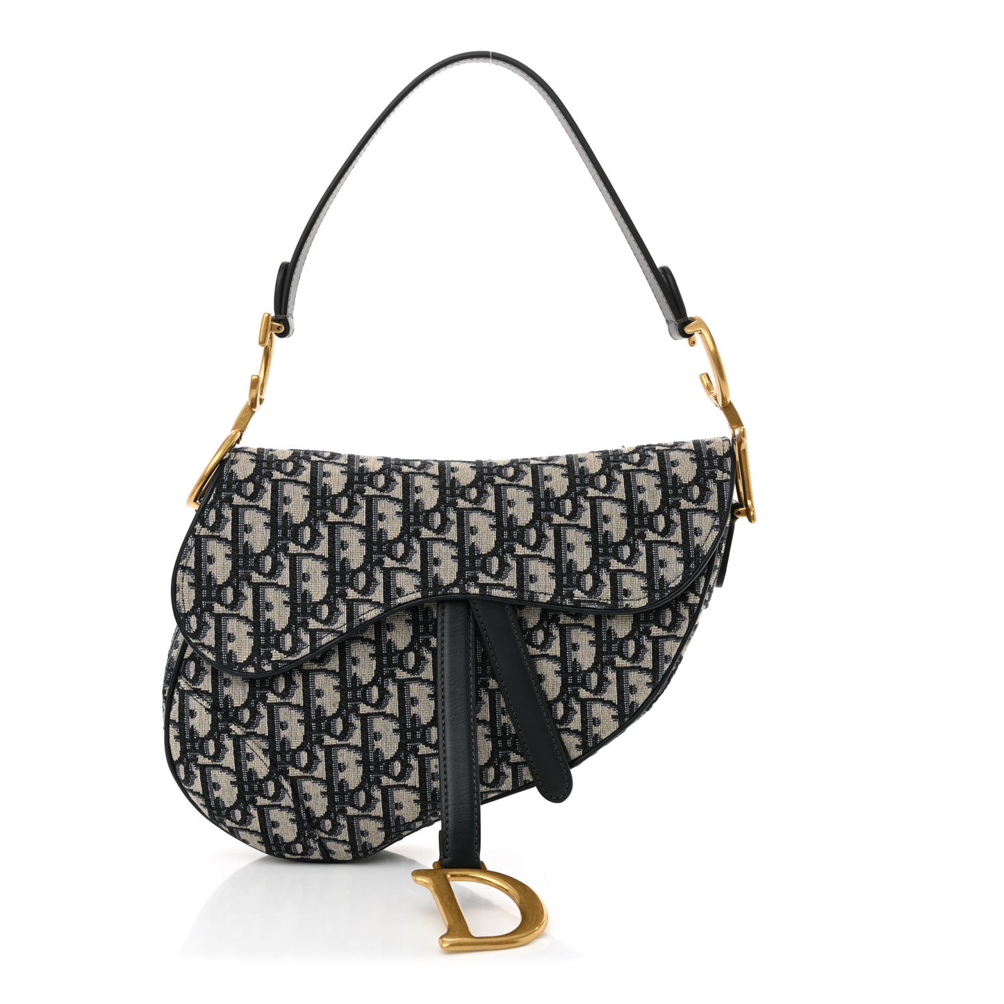 Oblique Saddle Bag Blue