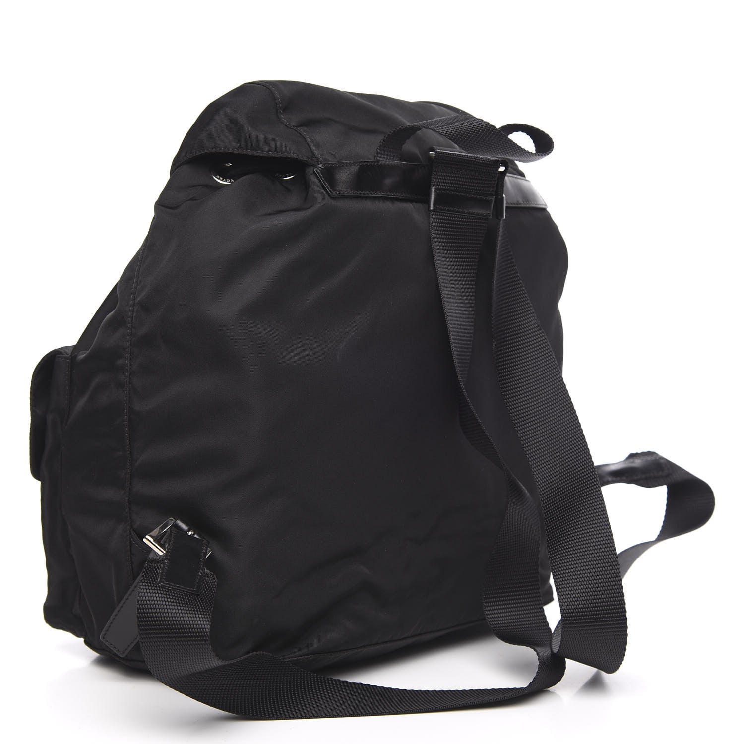 Prada Nylon Vela Medium Backpack Black 2 of 7
