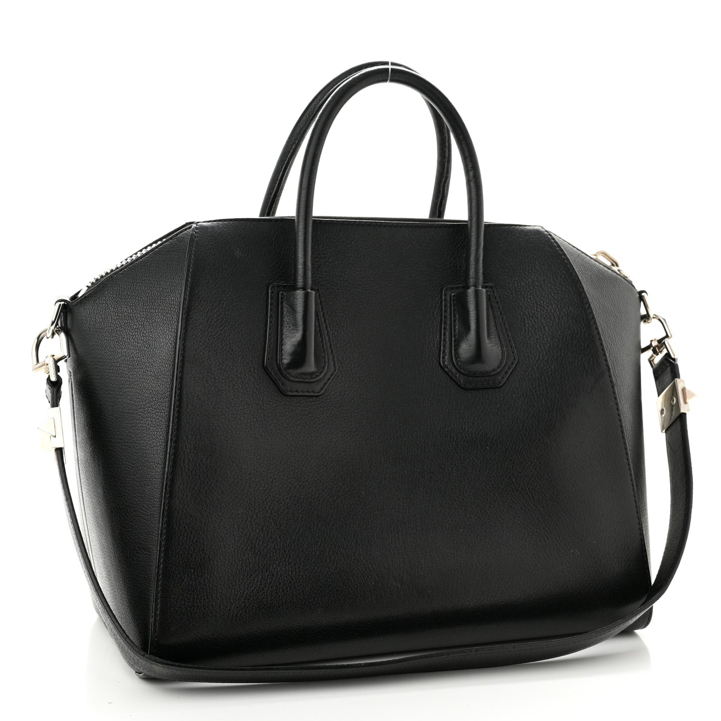 Sugar Goatskin Medium Antigona Black