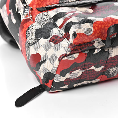 Louis Vuitton Damier Azur Patchwork Waves Palm Springs PM 8 of 12