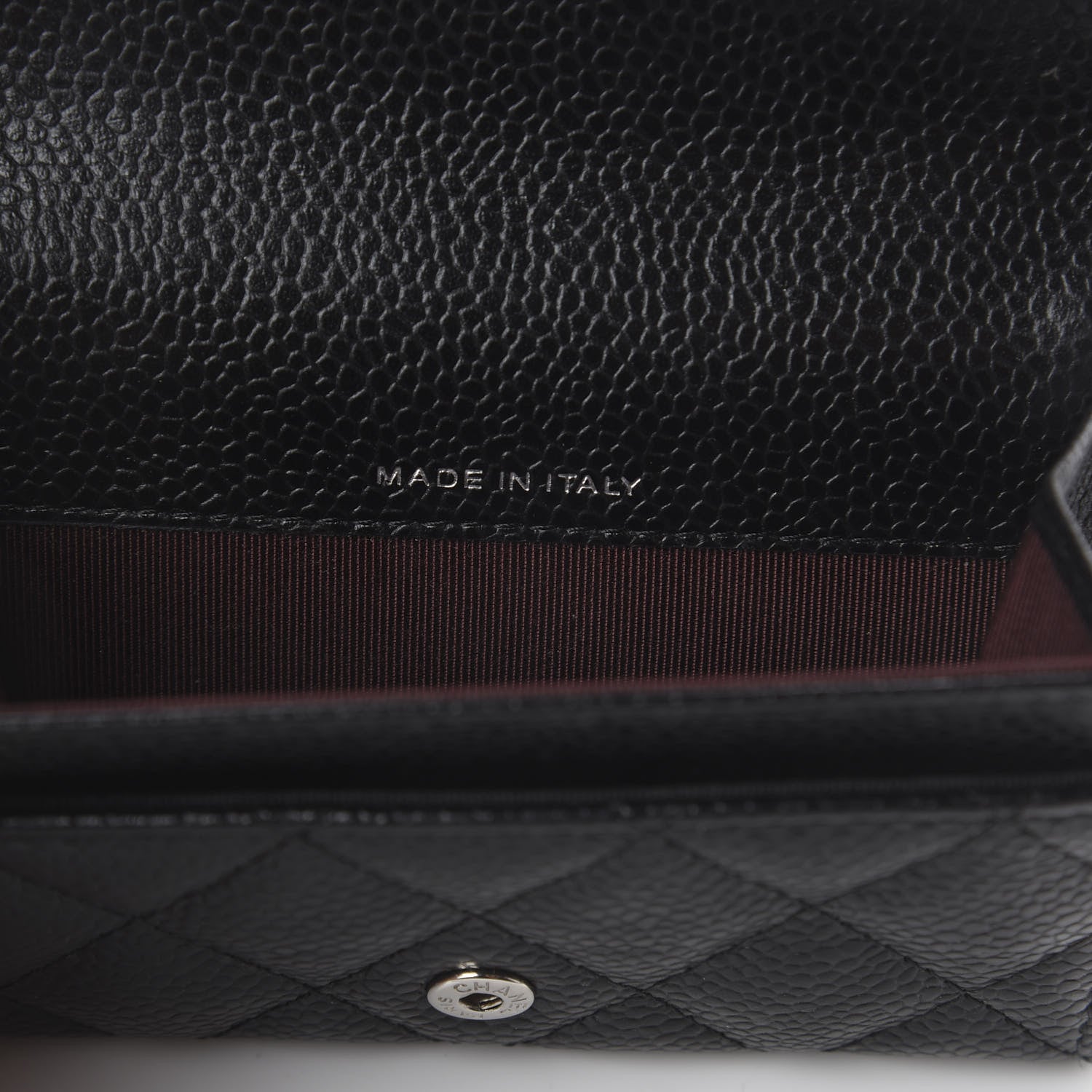 Chanel Caviar Quilted Flap Card Holder Black 6 of 7