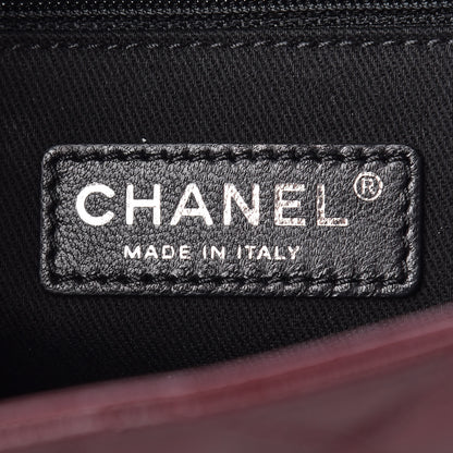 Chanel Goatskin Quilted Medium City Rock Flap Burgundy 8 of 10