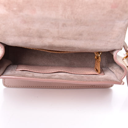 Miu Miu Goatskin Madras Mini Top Handle Bag 5 of 14