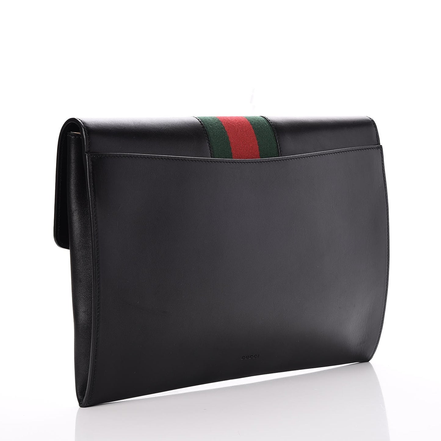 Calfskin Maxi Sylvie Clutch Black