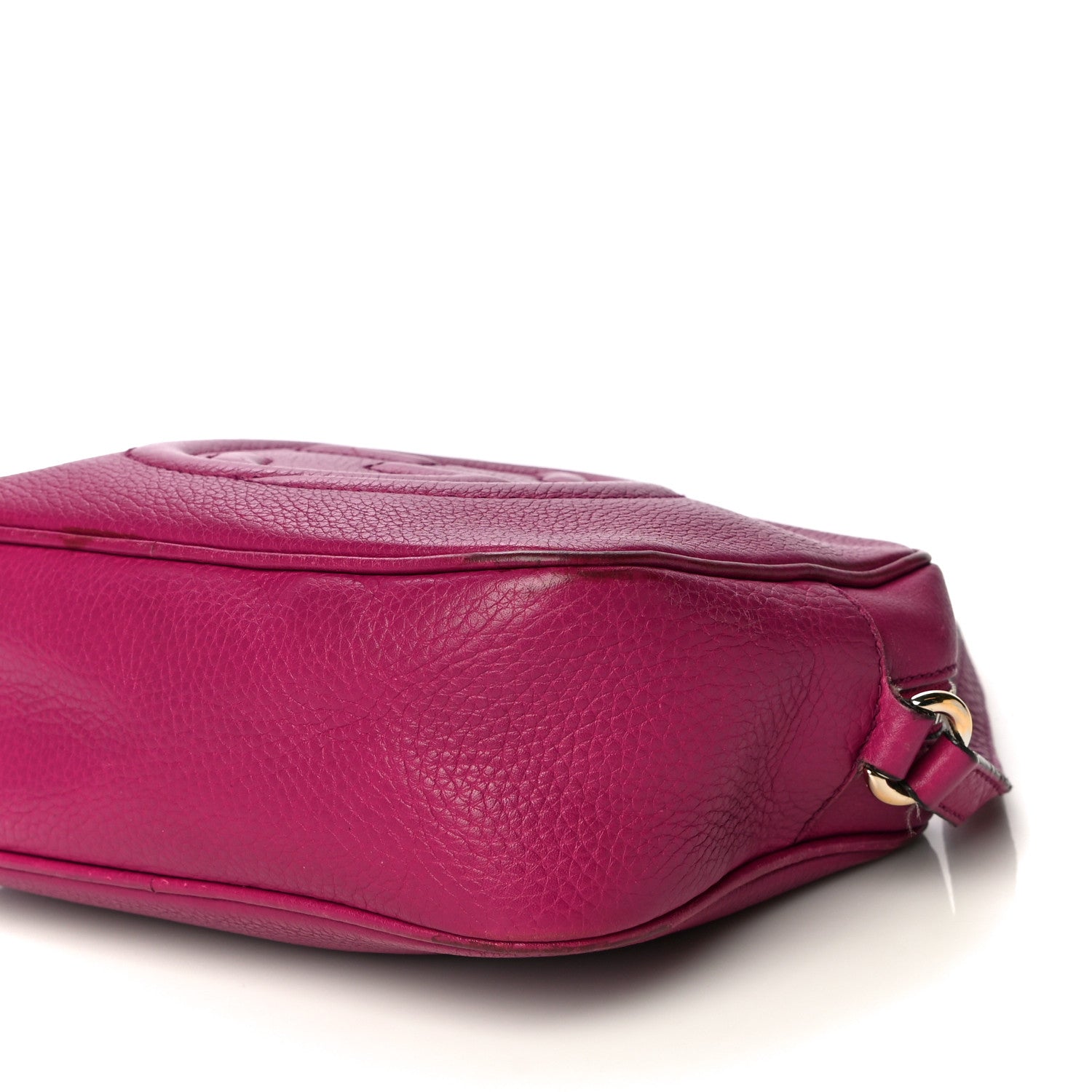 Gucci Cellarius Calfskin Small Soho Disco Bag Bright Bouganville 11 of 33