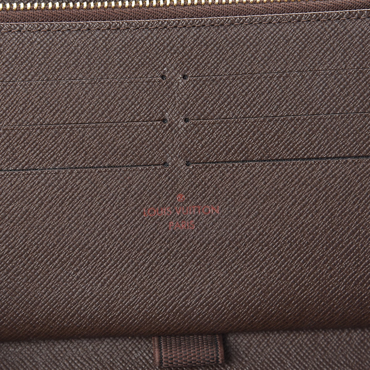 Damier Ebene Zippy Organizer Wallet